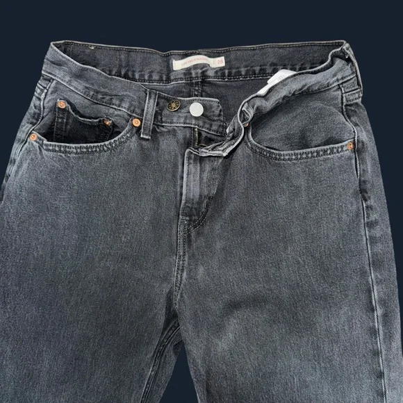 Black Levi’s Low Pro Straight Jeans - Picture 8 of 16